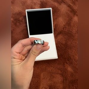 Oura Ring, Generation 3, Horizon, Silver, Size 8